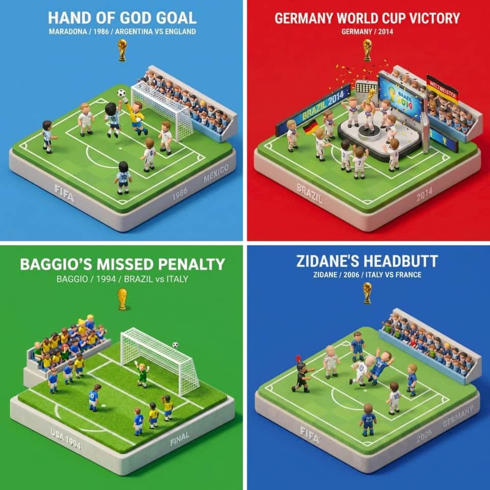 Isometric World Cup Diorama AI Art