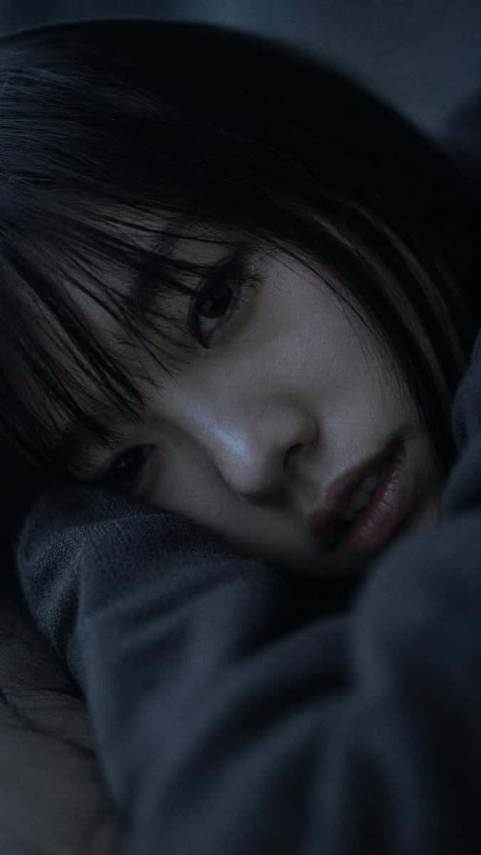 Japanese Woman Film Grain Portrait