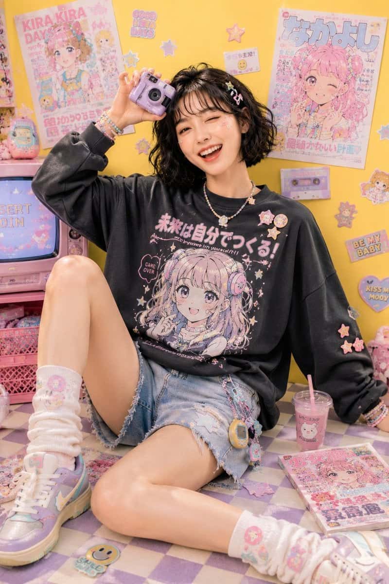 Kawaii Fashion Editorial Studio Photography