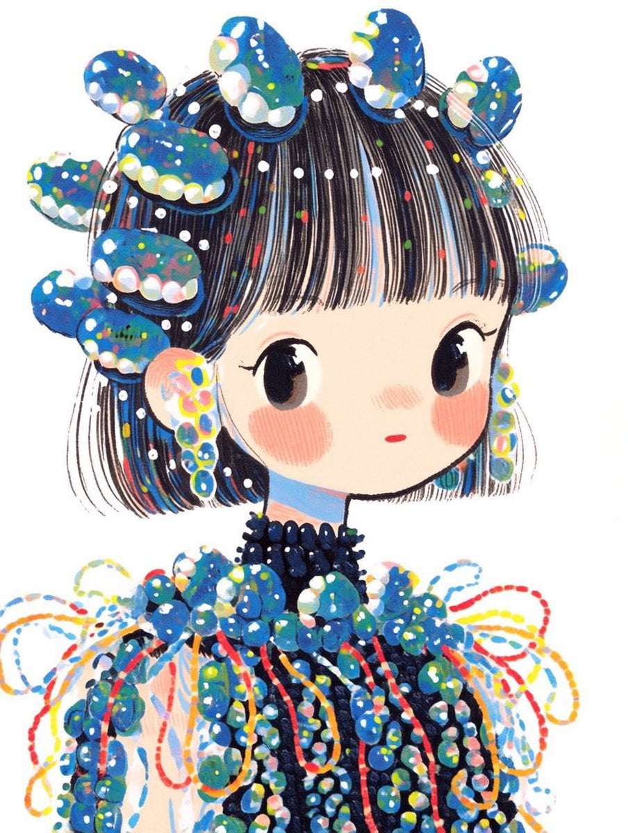 Kawaii Fashion Illustration Template
