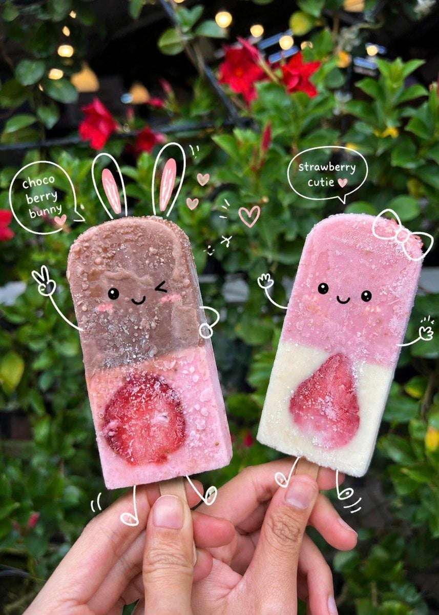 Kawaii Food Photography Doodle Template