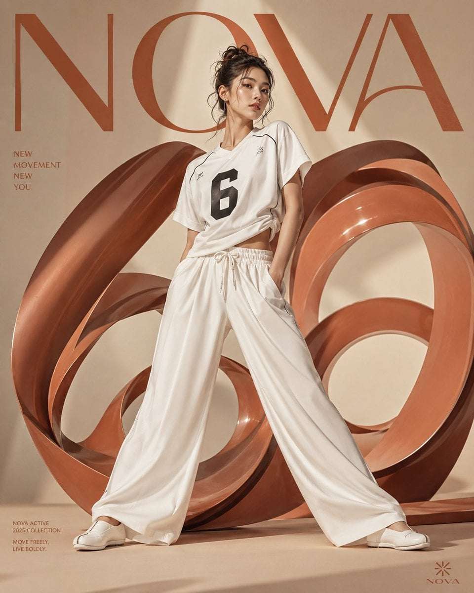 Korean Fashion Editorial AI Prompt
