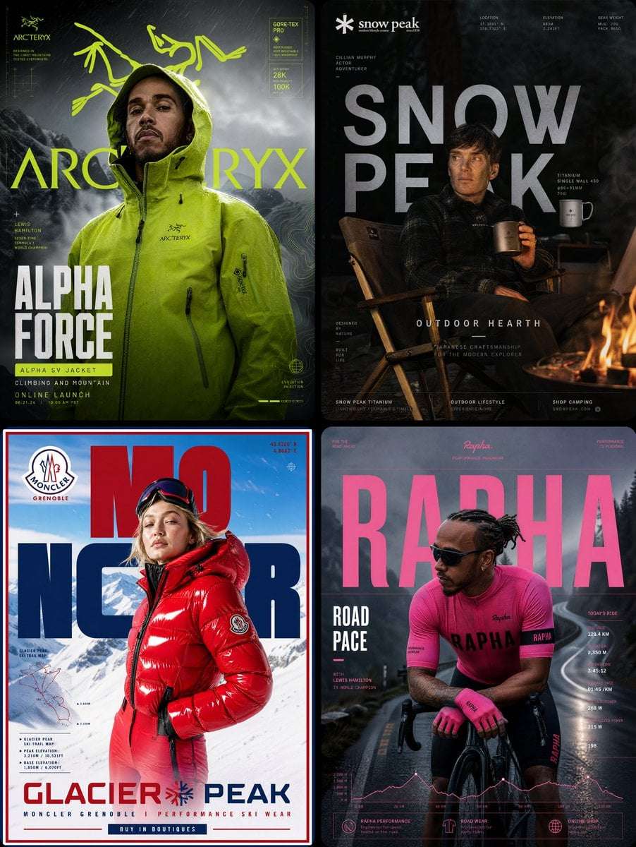Lewis Hamilton Arc'teryx Alpha Force Poster