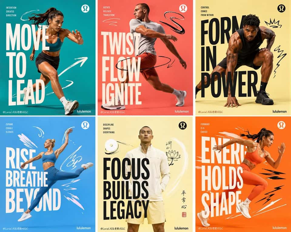 Lululemon Athletica 6-Panel Campaign Board