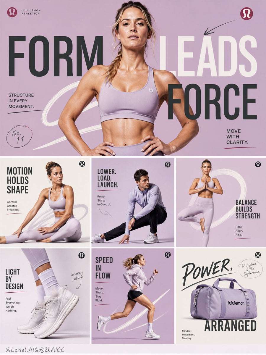 Lululemon Campaign Poster Template