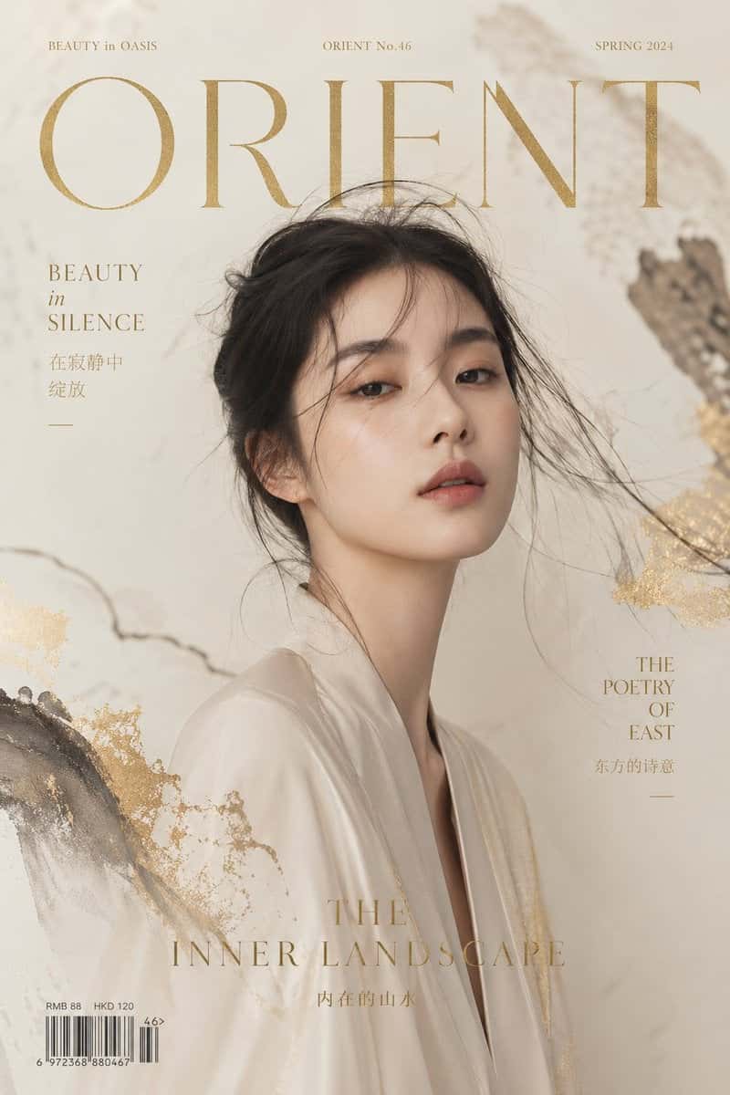 Luxury Asian Model Editorial Cover