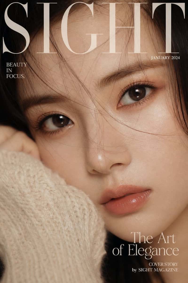 Luxury Asian Woman Magazine Cover Portrait