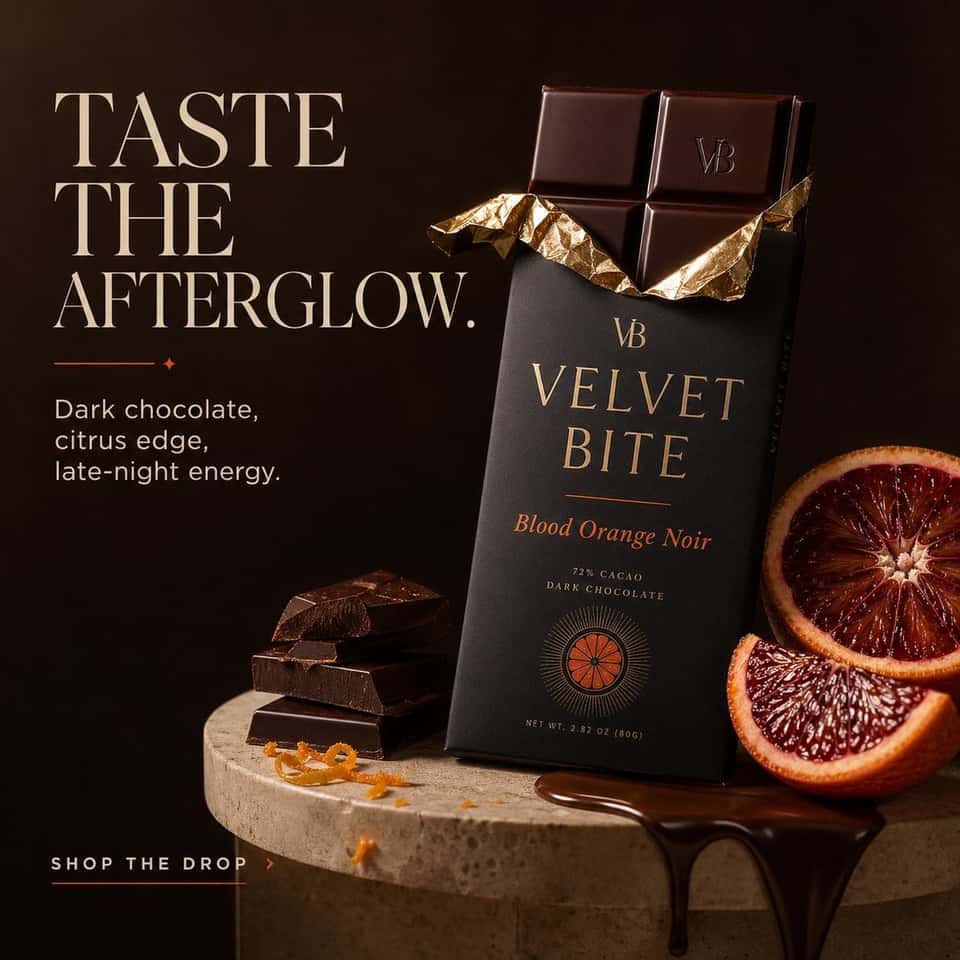 Luxury Chocolate Ad Prompt Template