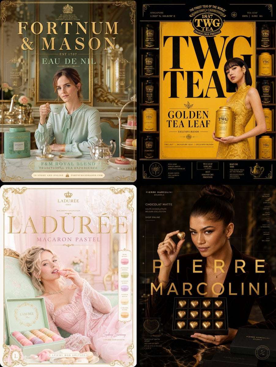 Luxury Chocolate Poster Template