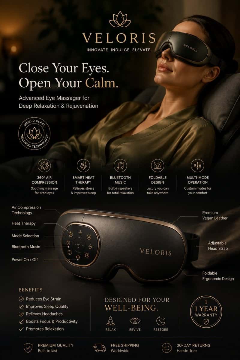 Luxury Eye Massager Ad Template