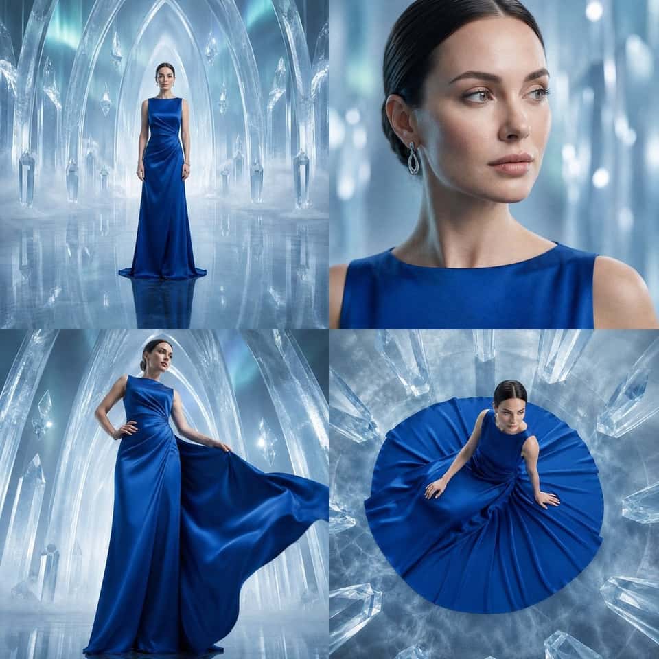 Luxury Fashion Editorial Grid Template