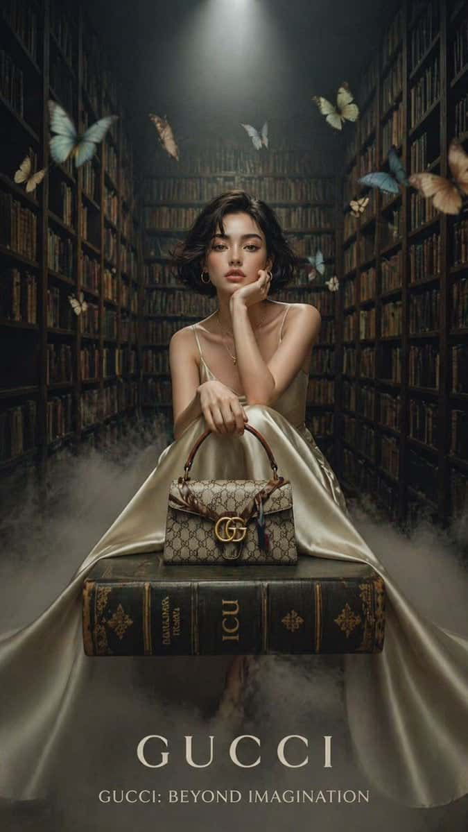 Luxury Fashion Editorial Library Butterflies