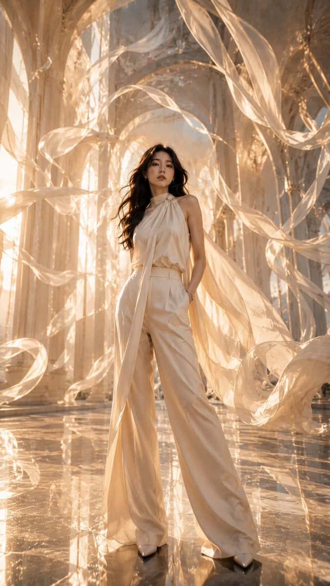 Luxury Fashion Editorial Portrait Template