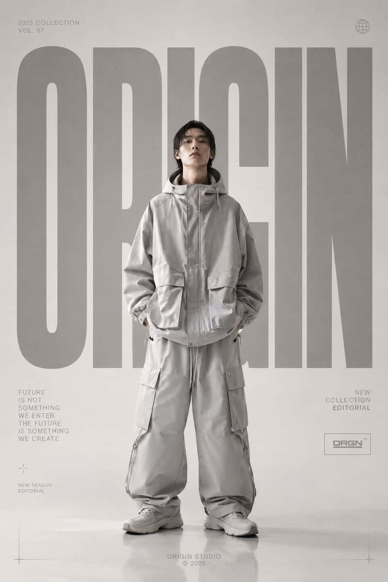 Luxury Fashion Editorial Poster Template