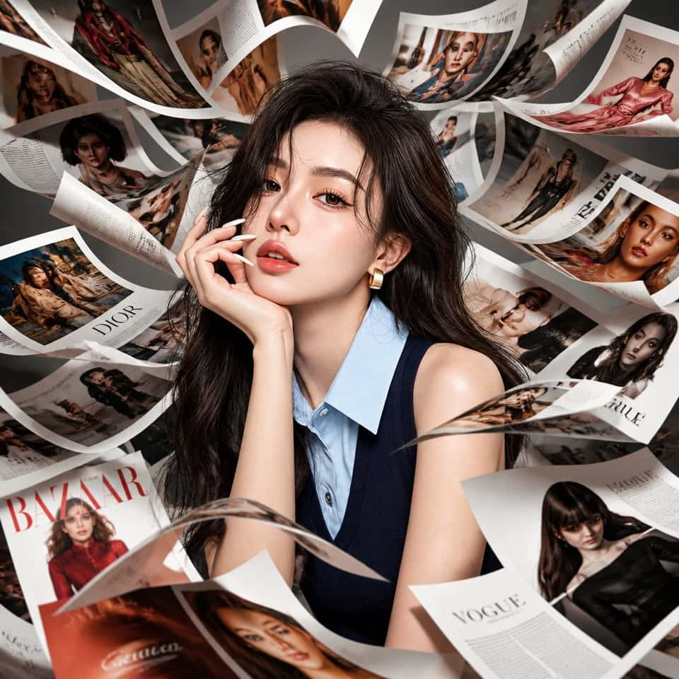 Luxury Fashion Magazine AI Image Prompt