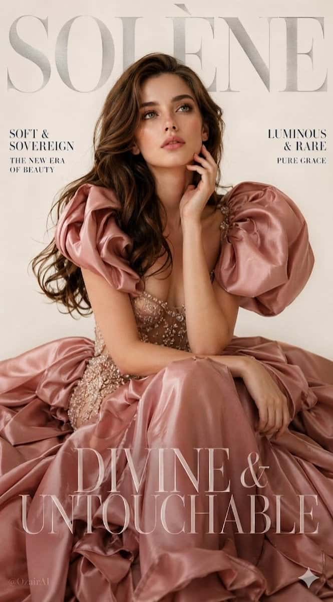 Luxury Fashion Magazine Cover Template
