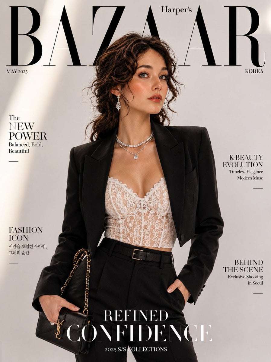 Luxury Fashion Magazine Cover Template
