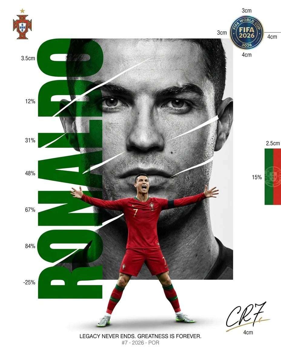 Luxury FIFA World Cup Player Poster Template