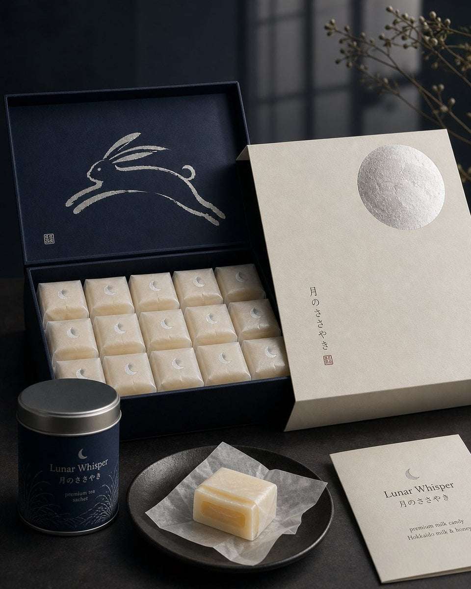 Luxury Japanese Candy Packaging Design