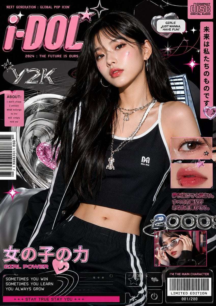 Luxury K-Fashion Poster AI Prompt