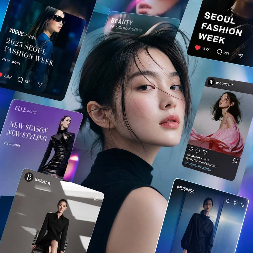 Luxury Korean Model Prism Fashion