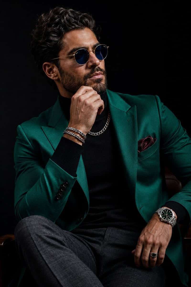 Luxury Menswear Editorial AI Prompt