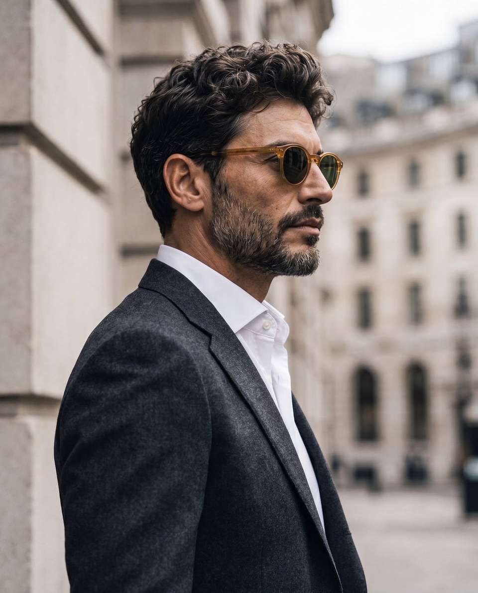 Luxury Menswear Editorial AI Prompt