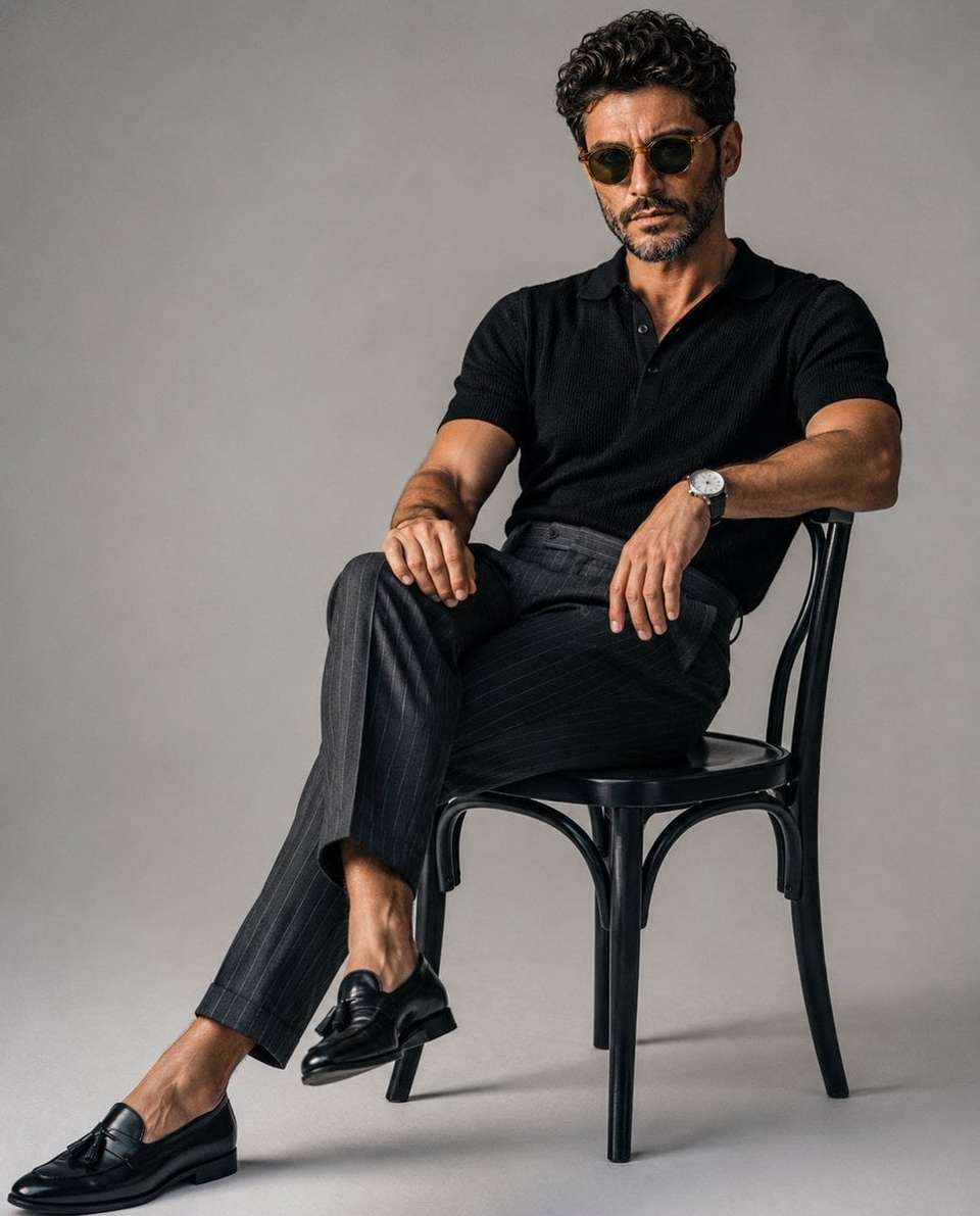 Luxury Menswear Editorial Fashion Portrait
