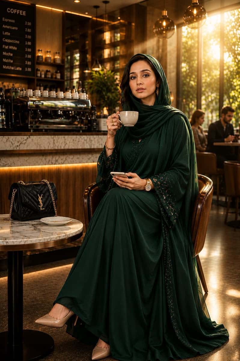 Luxury Muslim Woman Portrait Template