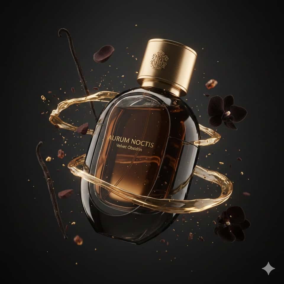 Luxury Perfume Bottle Ad Template