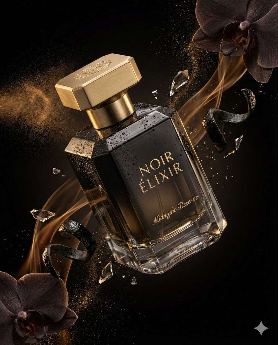 Luxury Perfume Bottle Advertising Render
