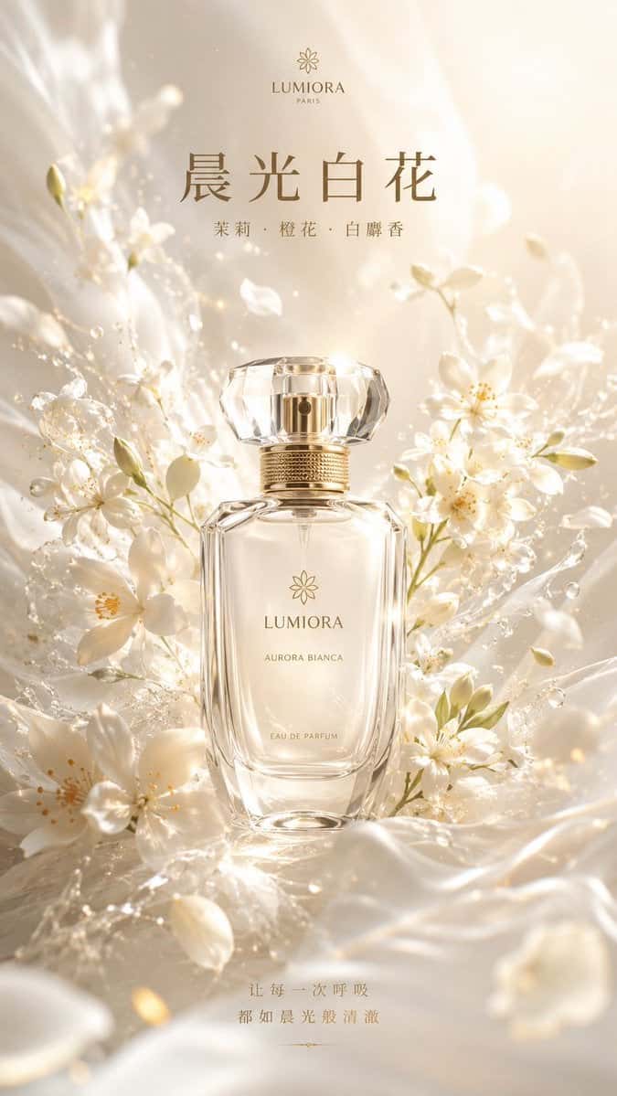 Luxury Perfume Visual Poster Template