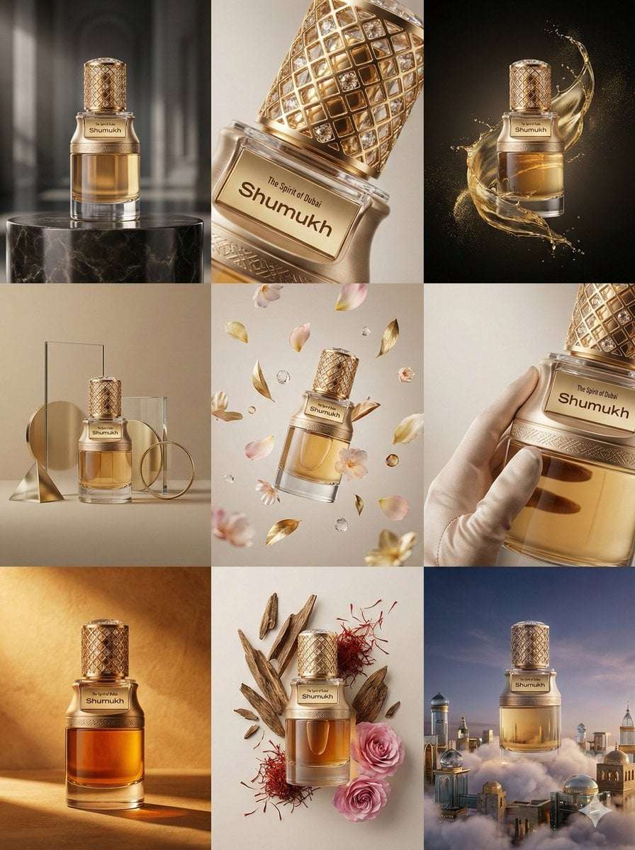 Luxury Product Grid Marketing Template