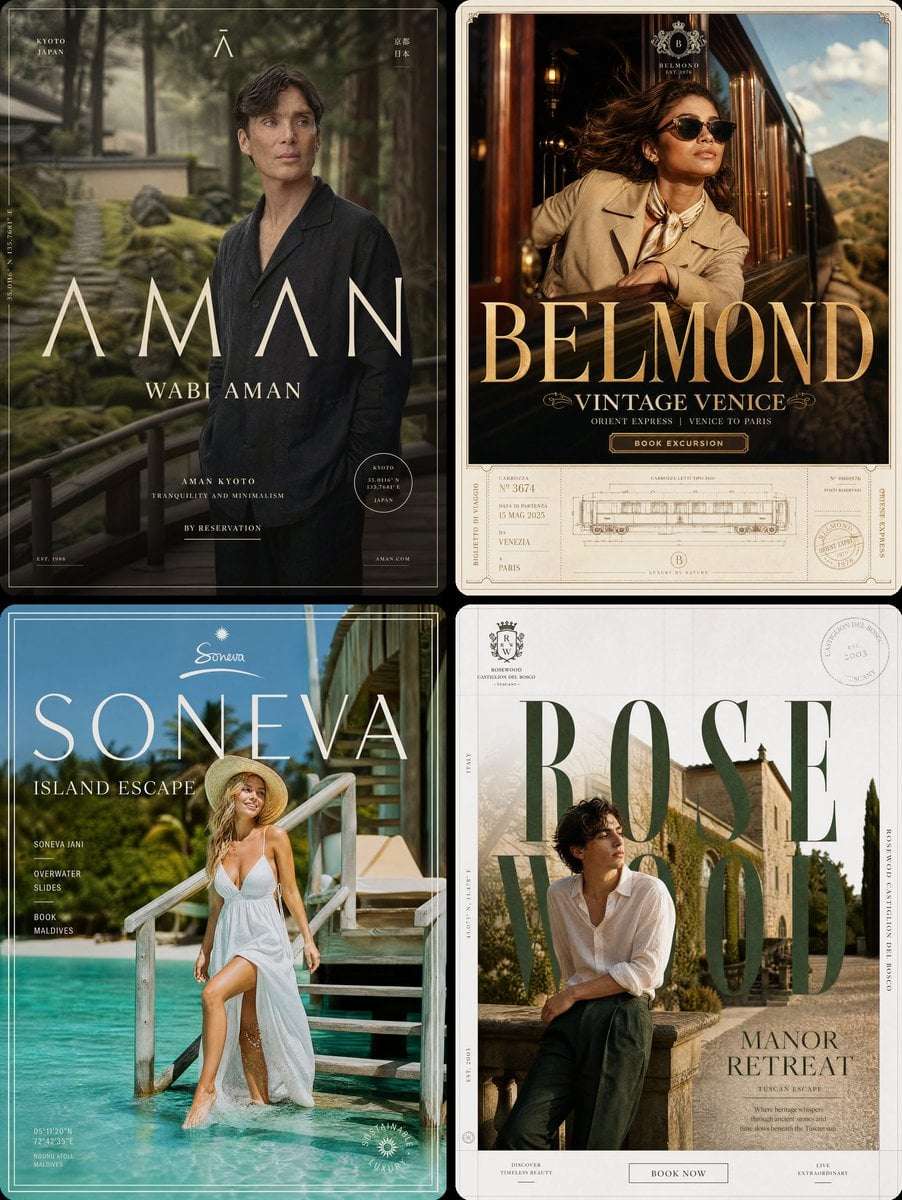 Luxury Resort Poster Template