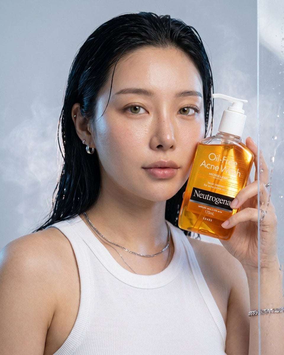 Luxury Skincare Ad Prompt Template