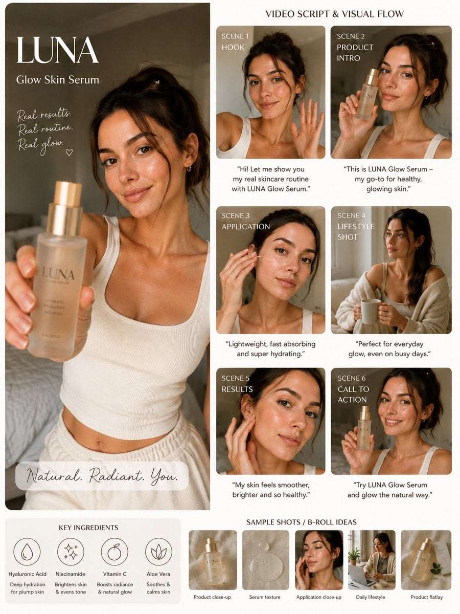Luxury Skincare UGC Campaign Template