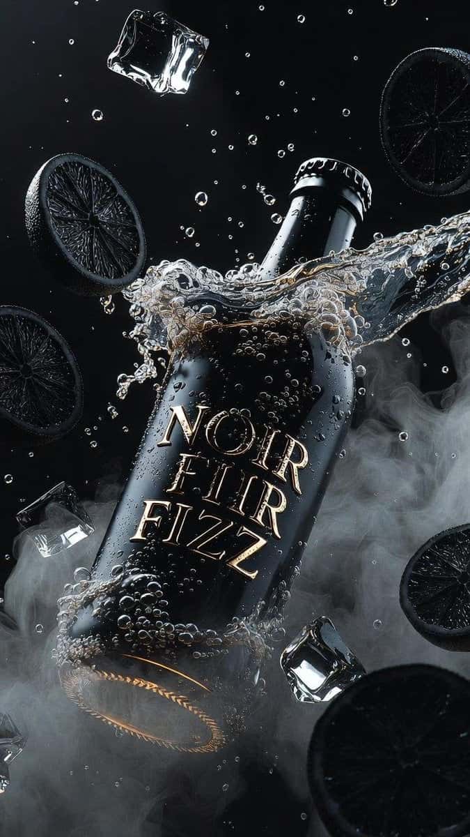 Luxury Soda Bottle Product Photography