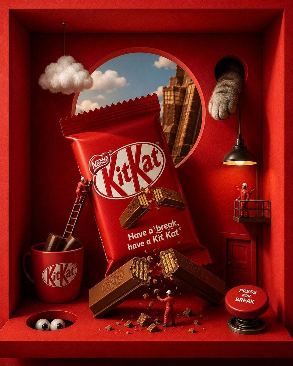 Luxury Surreal Diorama Product Ad