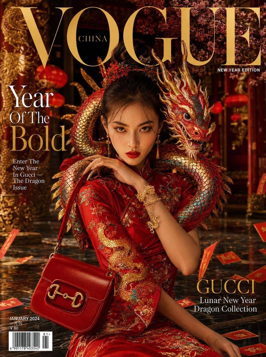 Luxury Vogue China Lunar New Year Cover
