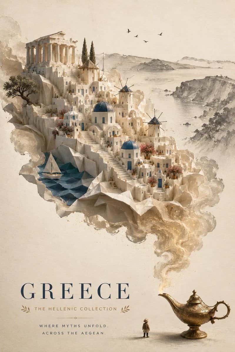 Magical Miniature World Travel Poster