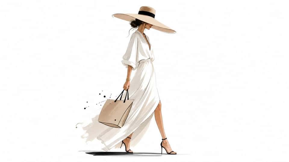 Minimal Luxury Fashion Illustration Template