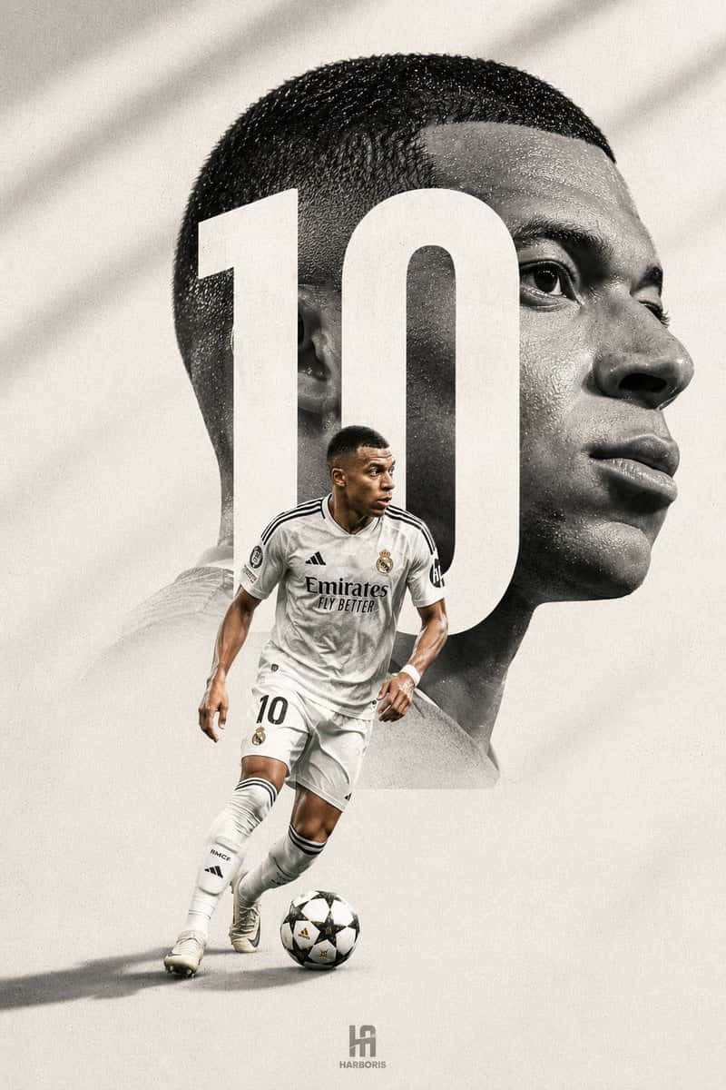 Minimalist Football Editorial Poster Design