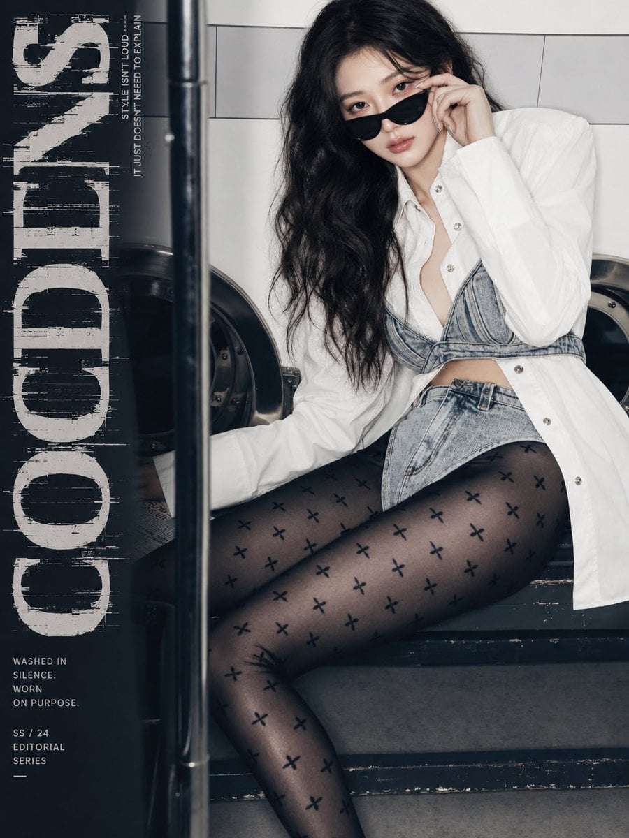 Minimalist Laundromat Fashion Editorial