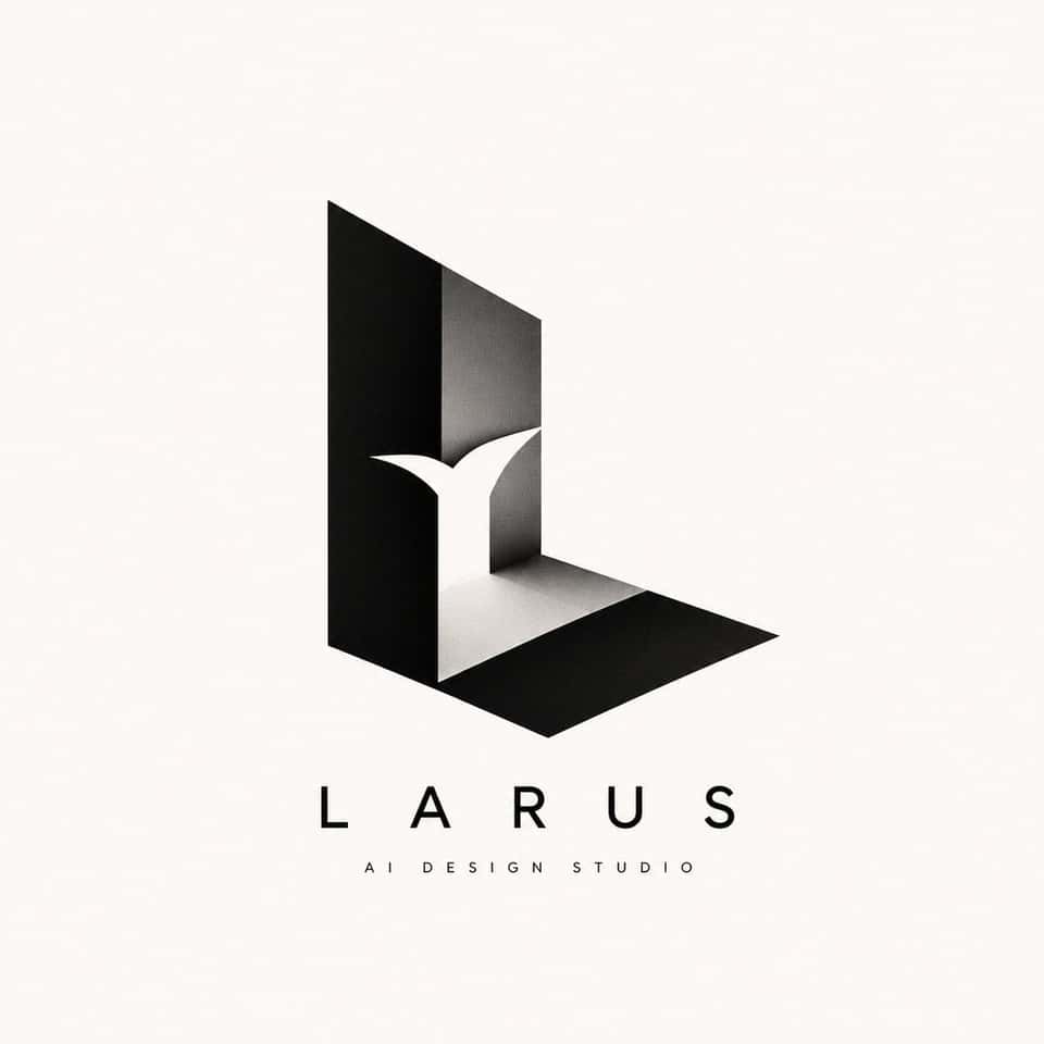 Minimalist Optical Illusion Logo Template
