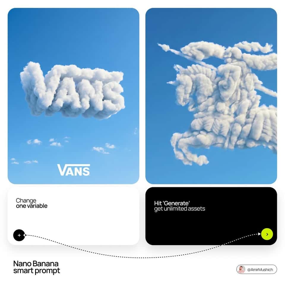 Minimalist Surreal Cloud Logo Photography