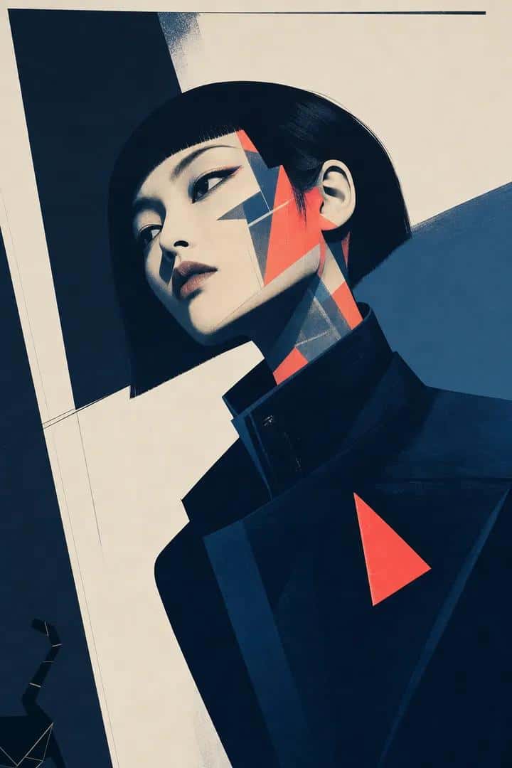 Modern Art Portrait Template