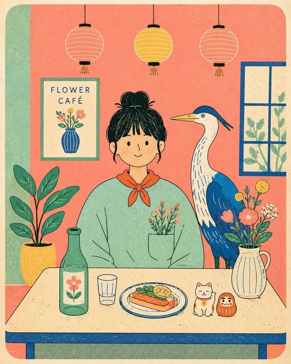 Modern Risograph Poster Template