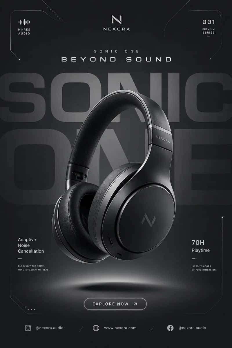 Modern Tech Product Poster Template