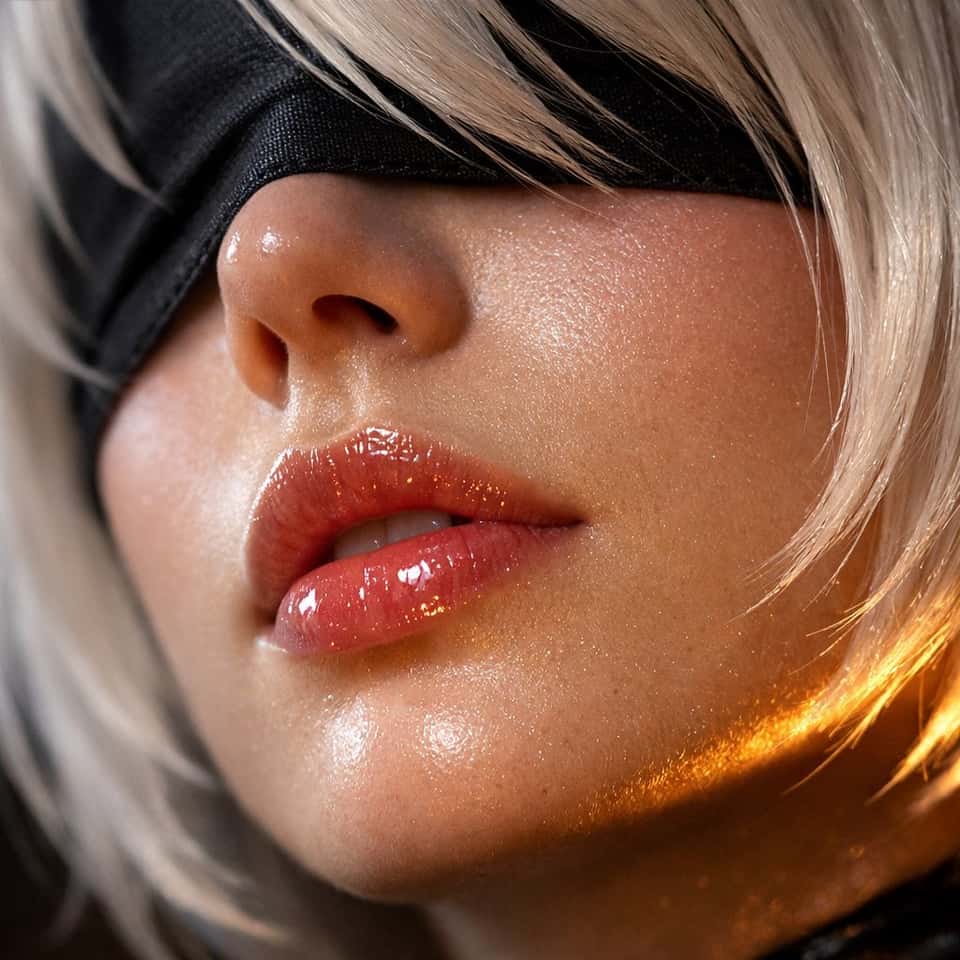 Nier Automata 2B Cinematic Close-Up