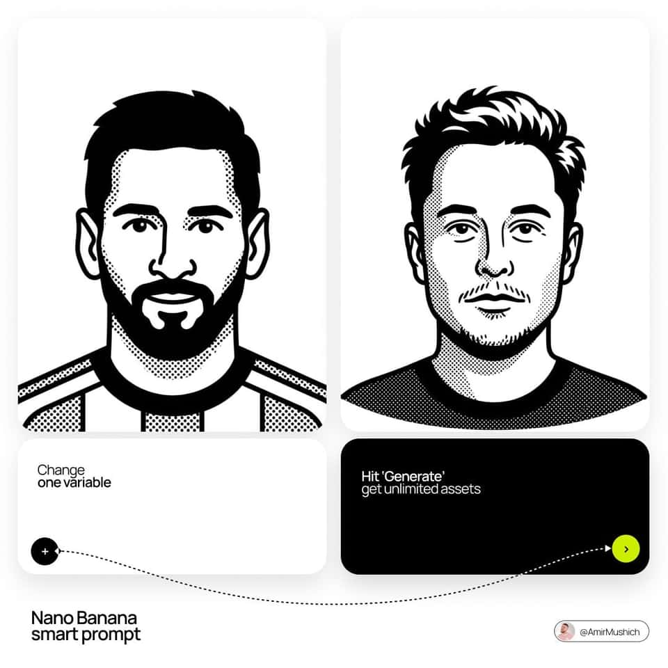 Notion Avatar Style Minimalist Portrait